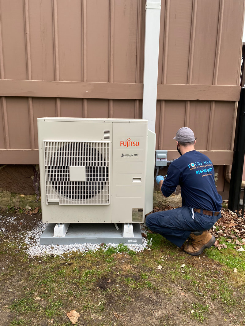 Focus HVAC mini split ductless installation in Moorestown, NJ