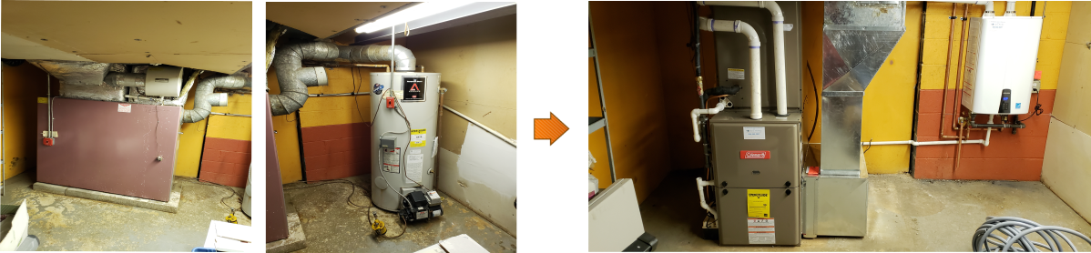 Oil heat conversion